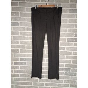 Theory Womens Dress Pants Size 10 Stretch‎ Straight Leg Gray Office Career Great